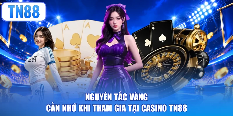 Nguyên tắc vàng cần nhớ khi tham gia tại casino TN88